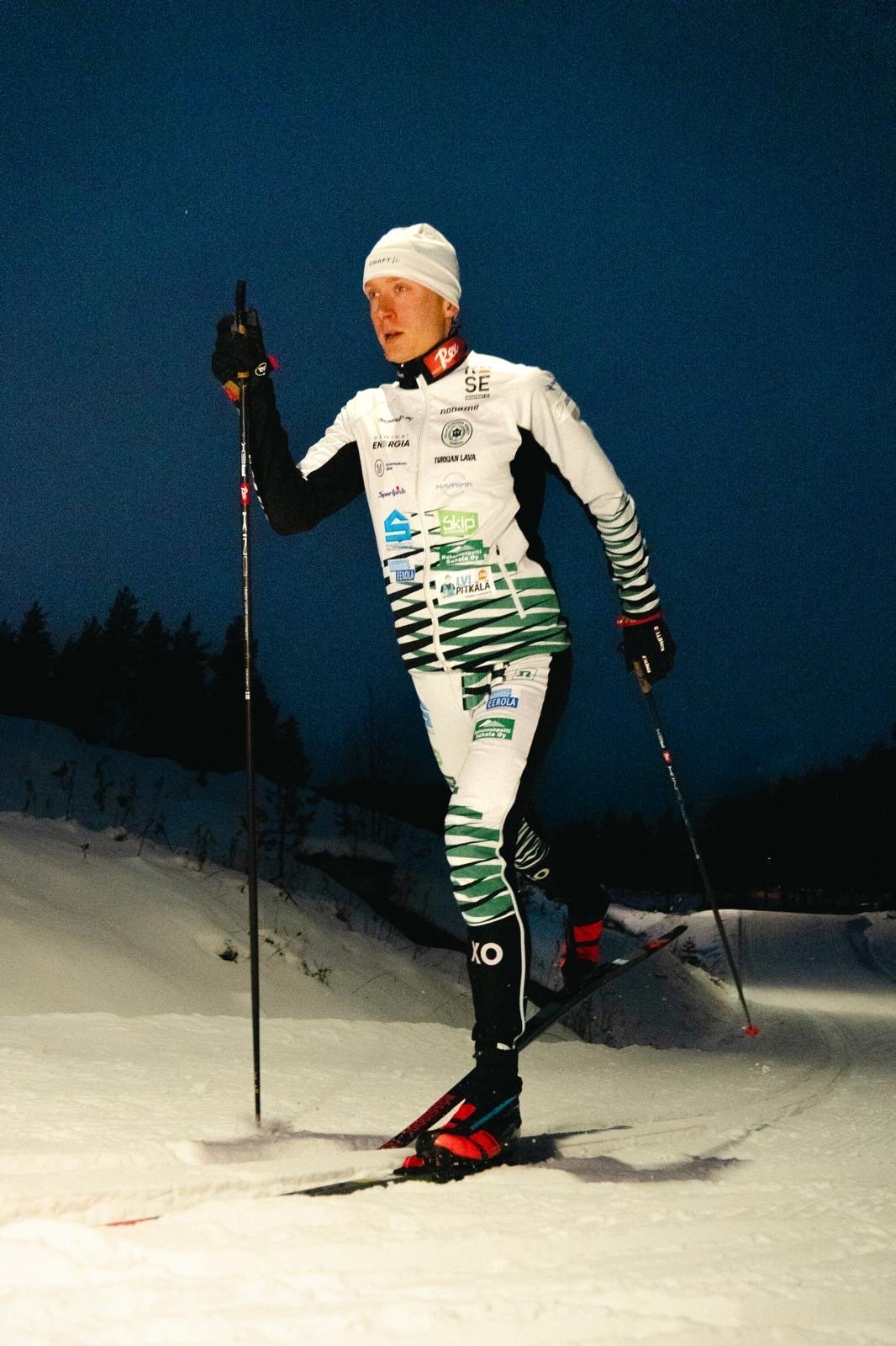 Olli-Pekka Laitila harjoituksissa